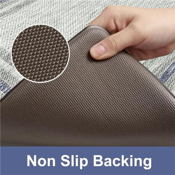 Anti Fatigue Kitchen Mat 2PCS,Non-Skid Waterproof Kitchen Rugs, Kitchen Mat - Picture 4 of 7